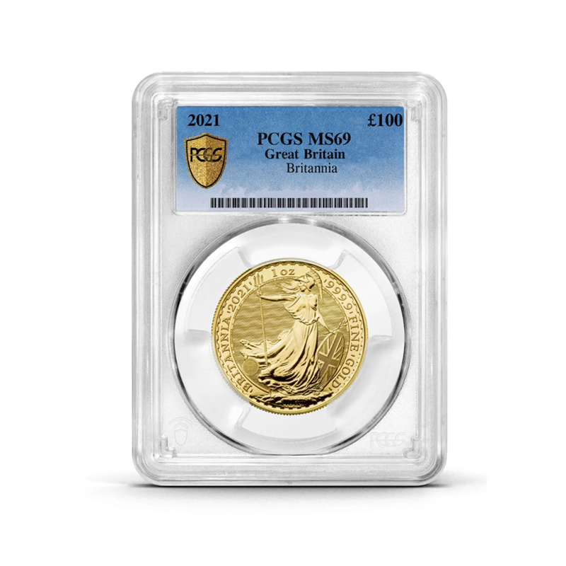 1 oz Britannia 2021 PCGS MS69 - Gold Capital