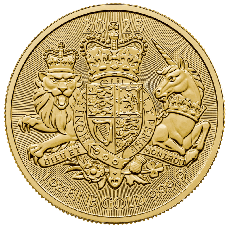 2023 1oz 24K Gold Royal Arms - Gold Capital