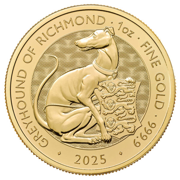 2025 Tudor Beast Greyhound of Richmond 1oz Gold Coin